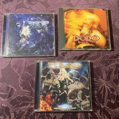 Doro CD Lot - Live/ Conqueress/ Strong And Proud Live. EX Cond! Free S/H.