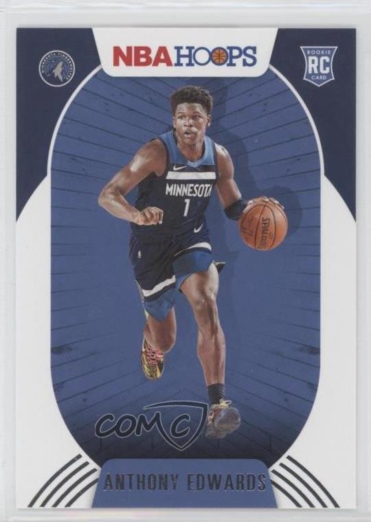 2020-21 Panini NBA Hoops Red Back Anthony Edwards #216 v9t