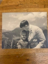 Original Hoffman photograph! Adolf Hitler and Bernile Nienau!!