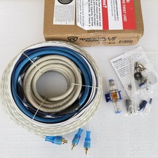 Rockville RMWK4 V2 4-AWG Waterproof Marine Amplifier/Amp Install Wire Kit