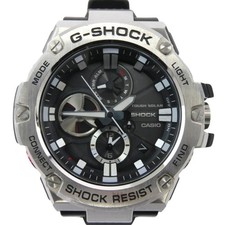 CASIO G SHOCK Casio G Shock GST B100 1AJF G STEEL Black Dial Resin SS Tough Sola