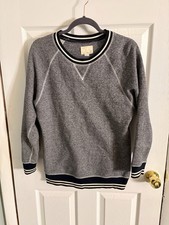 Men’s Band Of Outsiders Baseball Varsity Pullover Preppy Sweatshirt Sz 1/S