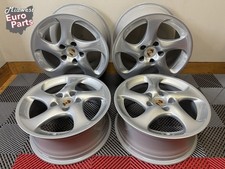 Oem 18 Porsche 996 911 Tt Hollow Spoke Turbo Twist Wheels Rims Fully Restored
