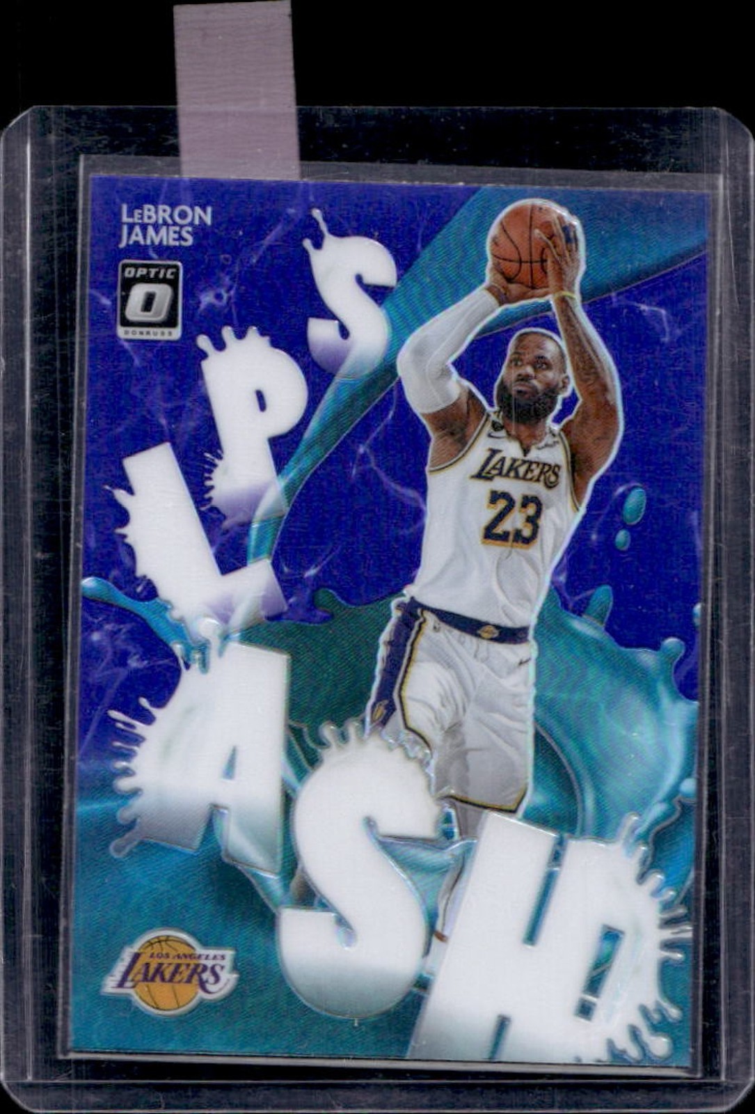 2020-21 Donruss Optic LeBron James Splash! Purple #13 Lakers