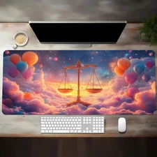 HOT-40*90cmLarge Desk Mat - Non-Slip Mouse Pad & Writing Surface w/Twelve Stars,