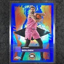 2024-25 Topps Chrome NBL JONAH BOLDEN Base Blue 45/75 #54