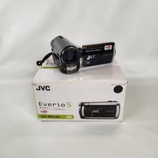 JVC Everio S GZ-MS120 Camcorder Black Tested Working Includes Cables Battery