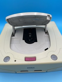 Sega Saturn Console System HST-3220 White Model w/ cables - US Seller!