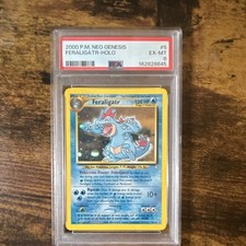 The Pokémon Company 2000 Neo Genesis Feraligatr 5/111 Holo Rare Unlimited PSA 6 on eBay