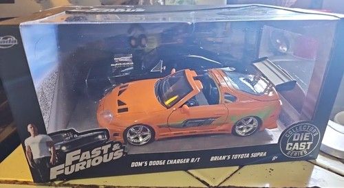 Jada Fast & Furious Dodge Charger Toyota Supra Movie Scene Edition 1/24 Die Cast
