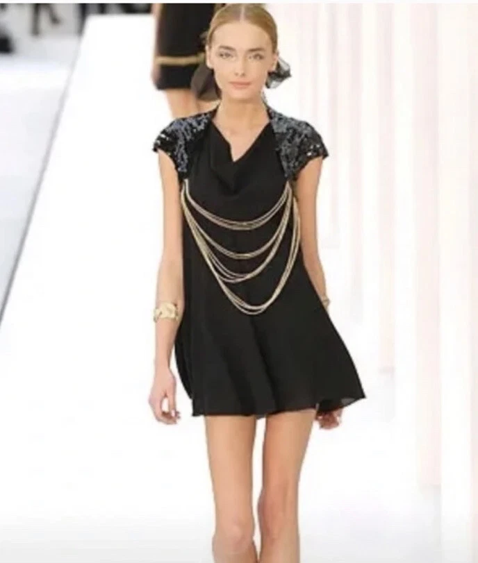 Abito Chanel Paillettes Taglia Fr 36