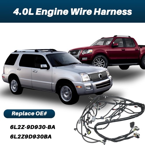 6L2Z-9D930-BA 4.0L Engine Wire Wiring Harness Compatible with Ford Explorer S... - Picture 2 of 6