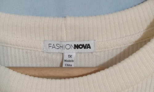Fashion Nova Langarm Flanell Nachthemd - Bild 3 von 3