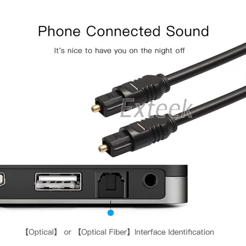 Durable Digital Optical Audio Cable Toslink SPDIF Cable Gold Plated for Amplifer - Picture 4 of 16