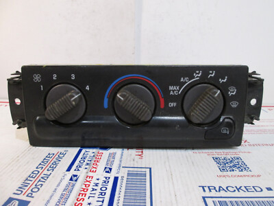   2003 CHEVY S10 S-10 A/C HEATER CLIMATE CONTROL TEMPERATURE FAN REAR DEFROSTER