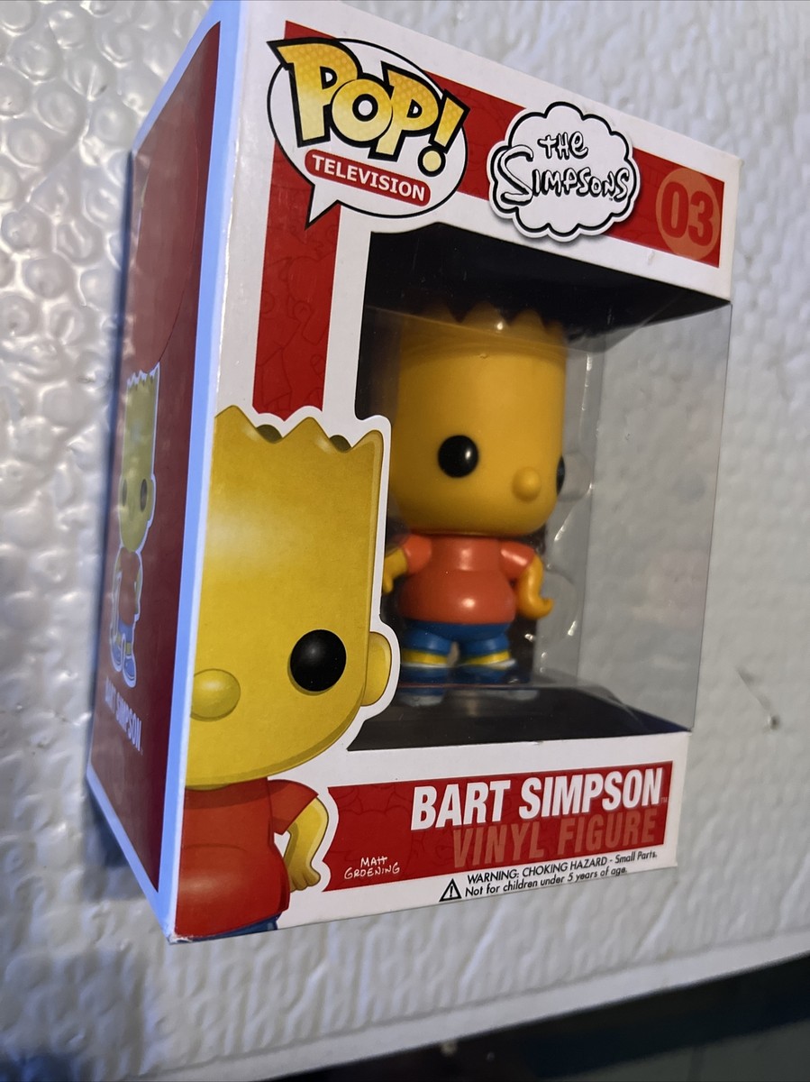 Funko Pop Bart Simpsons 03 Brand New Box Wear Dings Scratches