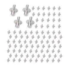 300 Pcs Hammer Drive Rivets Aluminum Core Rivets with Round Head Knock Expans...