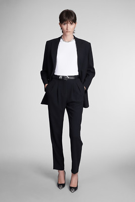 IRO Paris Black High Waisted DETA Tailored Pants