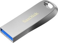 SanDisk Ultra Luxe 256GB USB 3.2 Flash Drive Silver SDCZ74-256G-G46