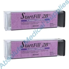 *2-Packs* Zest Dental StartFill 2B Flowable Composite 10 Gram Syringe 90150