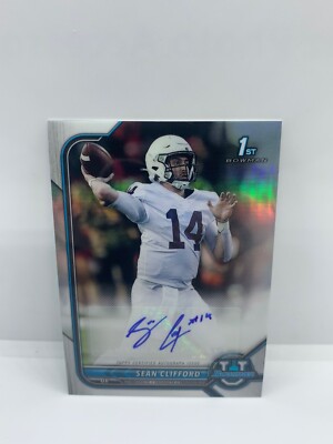 2021-22 Bowman University Chrome 1st Sean Clifford #BCPA-SC Auto