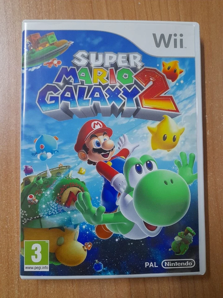 Super Mario Galaxy 2 Nintendo Wii, 2010) con DVD Per principianti in Box Cartone - Immagine 3 di 4