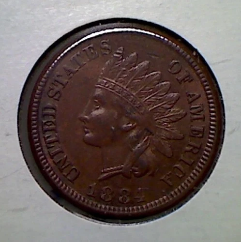 1884 INDIAN CENT, UNCIRCULATED