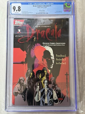 Bram Stokers Dracula #1 Embossed Red Foil Edition Movie Adaptation CGC 9.8 HTF