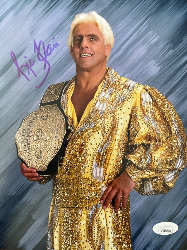 RIC Flair Autographed Signed 8X10 Photo WWE WWF Wrestling - COA