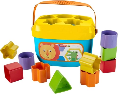 Fisher-Price Baby's First Blocks 10 Blocks Set Learning Toy For Toddlers - Picture 2 of 15