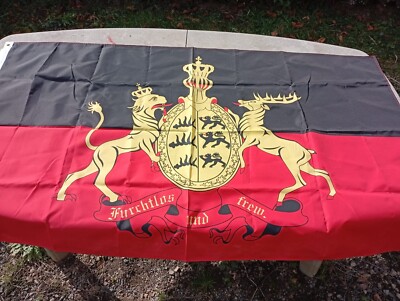 Flagge Baden Württemberg 90cm x 155cm 100% Polyester Top Zustand