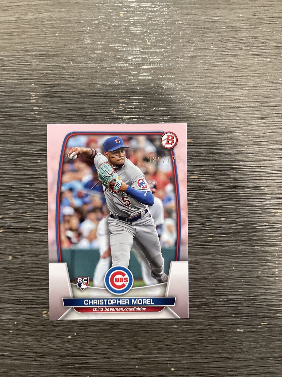2023 Bowman-Christopher Morel RC 34-Pink #89/175