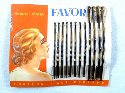 Haarklemmen / Haarklammern - FAVOR - 50er Jahre