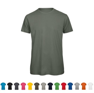 Herren T-Shirt ringgesponnene gekämmte Baumwolle leicht körperbetont geschnitten