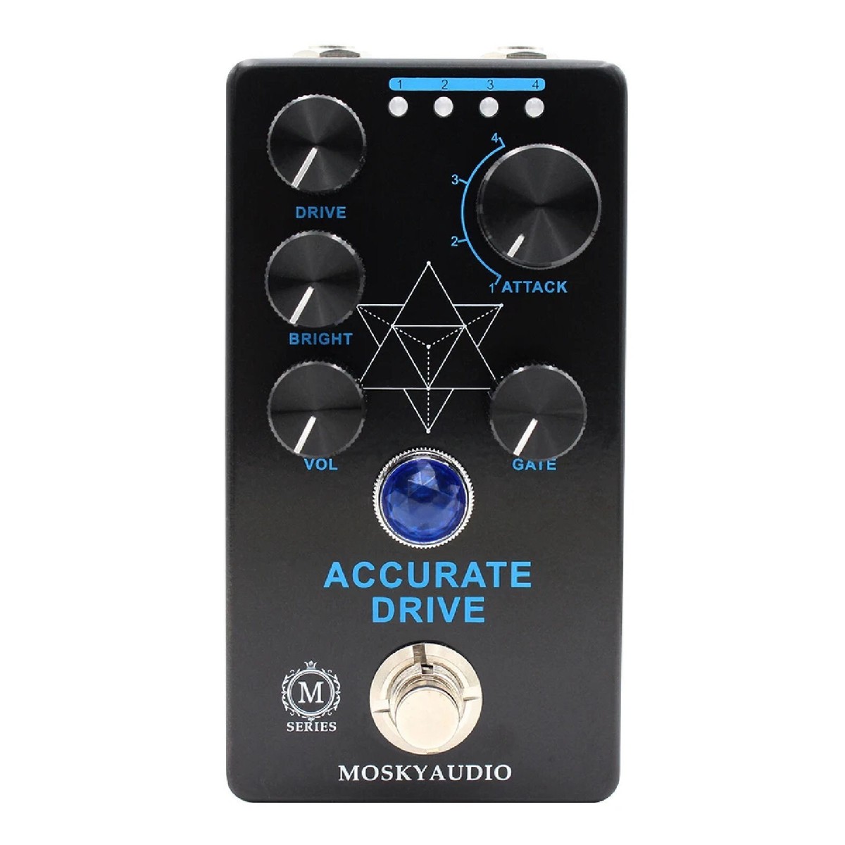MOSKY ACCURATE DRIVE Guitar Bass Effect Pedal Overdrive Noise Gate