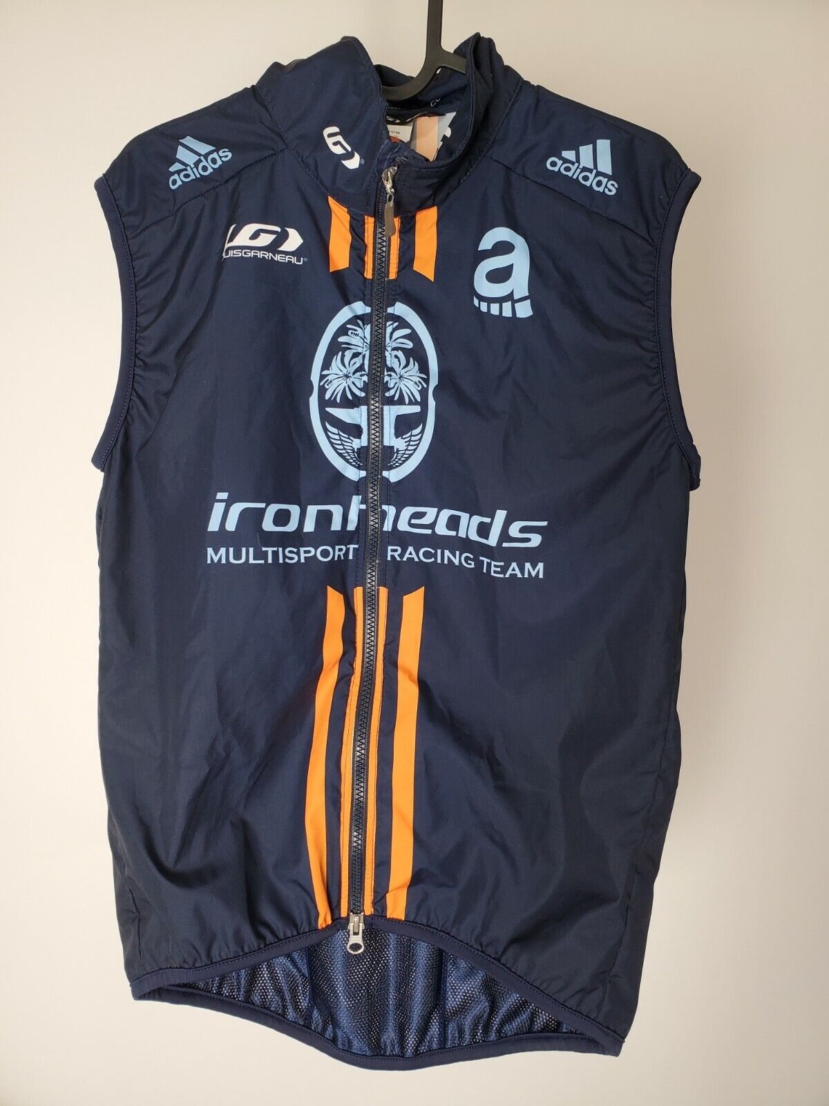 Time sale Louis Garneau rare Men's ironthread vest New life sport sleeveless cyclin