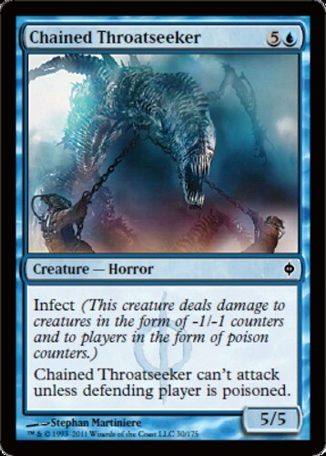 Chained Throatseeker X4 (New Phyrexia (2011)) MTG (NM) *CCGHouse* Magic - Picture 1 of 1