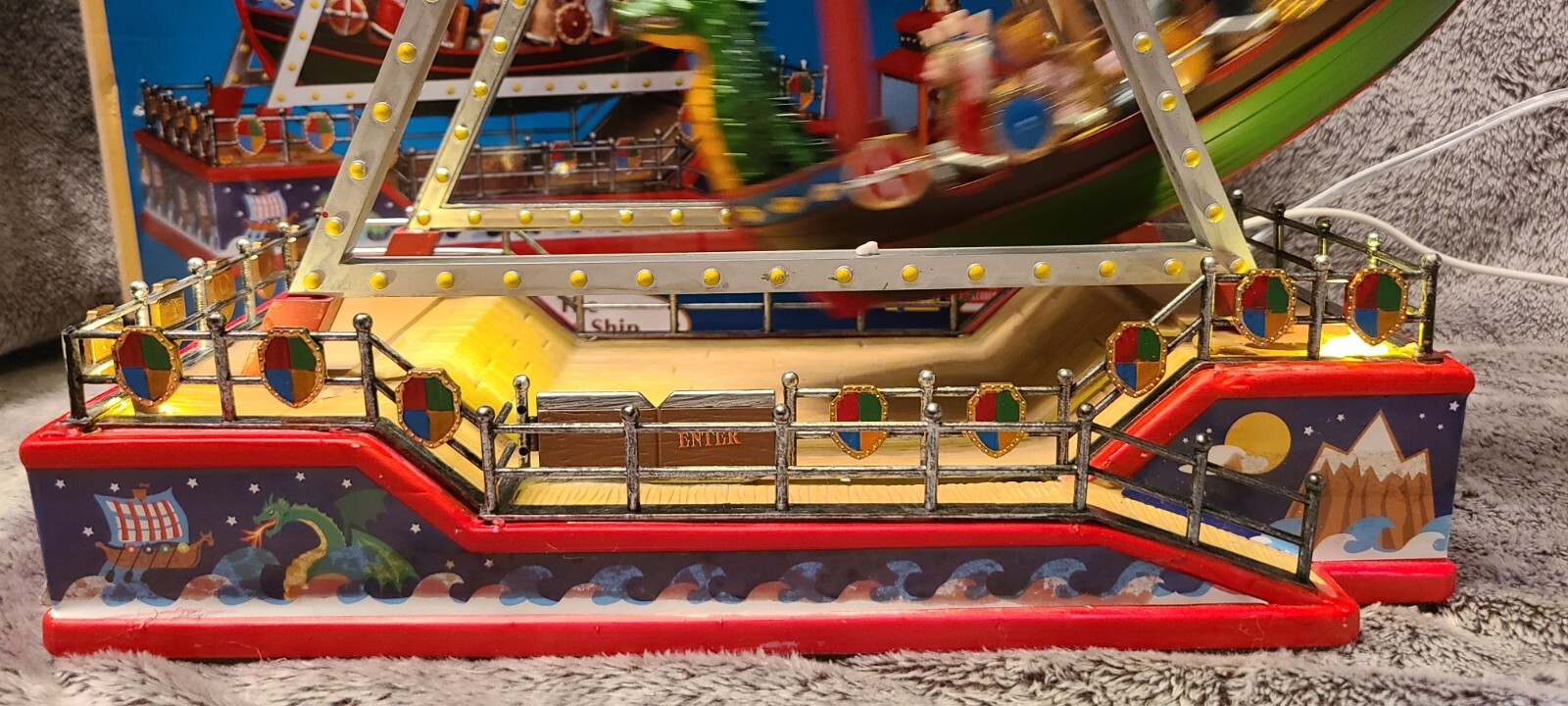 Lemax The Viking Ship Carnival eBay