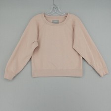 Everlane Crewneck Sweatshirt Womens Small Pink Pullover 100 Cotton French Terry
