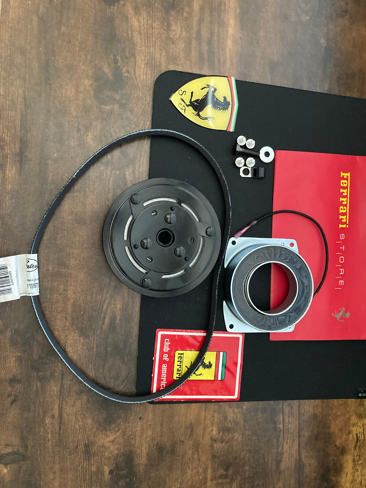Ferrari 208,308,328,Mondial A/C Clutch/ Dual Pulley P/N 105148