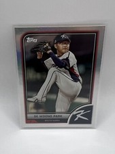 2023 Topps World Baseball Classic SE WOONG PARK Silver Rainbow Foil Base