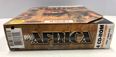 2000 Wild Africa 4 Disc Deluxe Edition for PC/MAC BIG BOX NEW