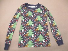 Hanna Andersson Size 6-7 Boys Multicolor 100 Organic Cotton Knit Pajama Top 653