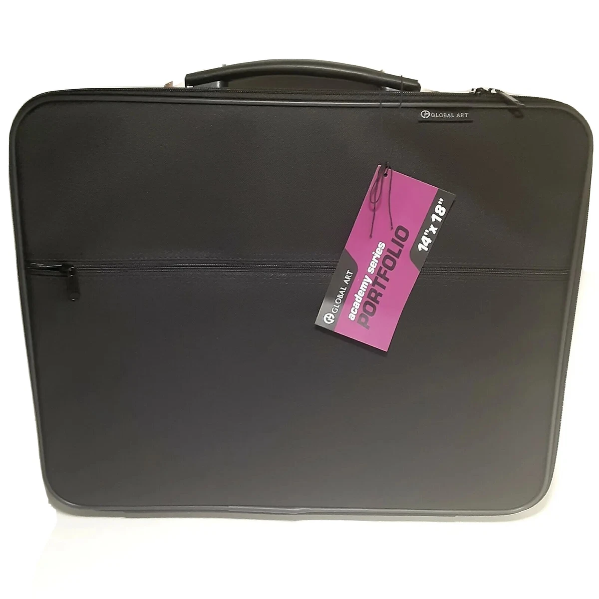 Global Art Academy Series Art Supplies portfolio case 14x18 with metal frame
