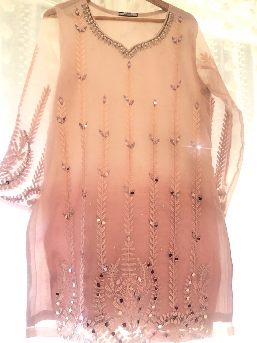 New Pakistani Kurta Set Piece(Sui Dhaga) Not Agha Noor Size L