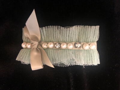 Macaron Green Bow hair clip