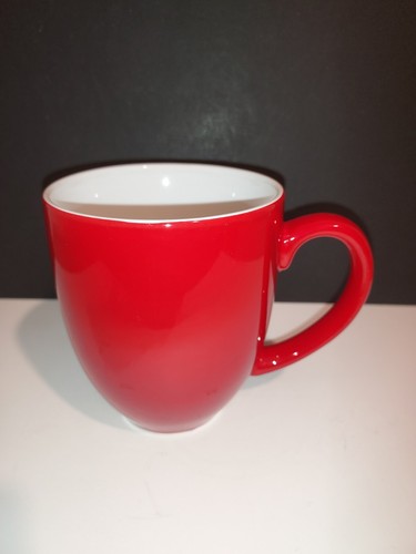 Taza Continental - a - Sopa de cerámica roja sopa café taza de té - Imagen 3 de 6