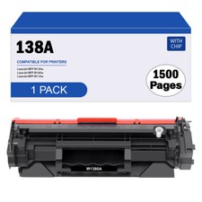  WITH CHIP 1PK W1380A 138A Toner For HP LaserJet Pro 3001dw 3001fdw MFP 3101fdw
