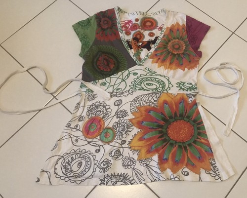 Tunique Desigual Taille XL/42 - Multicouleur, Coton, Manches Longues, Occasion Très Bon état