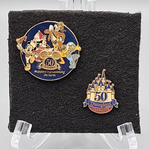 Disneyland 50 Aniversario Prendedores Elenco Exclusivo Castillo Mickey y Amigos - Imagen 3 de 7